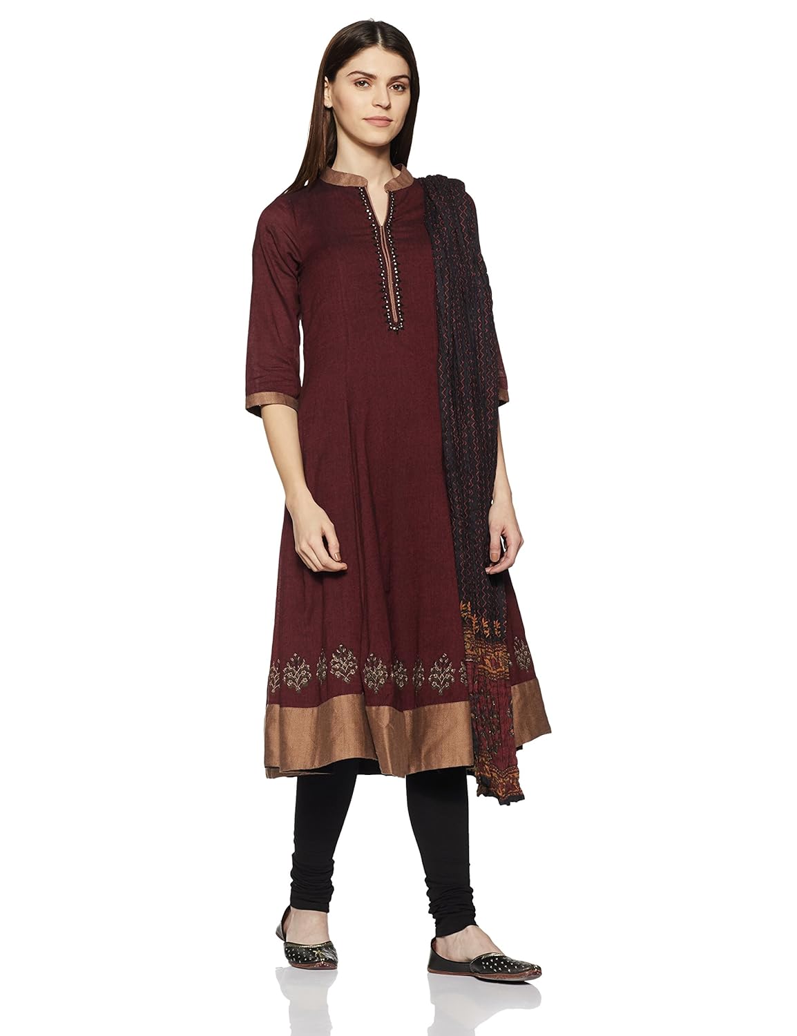 biba women's anarkali salwar suit