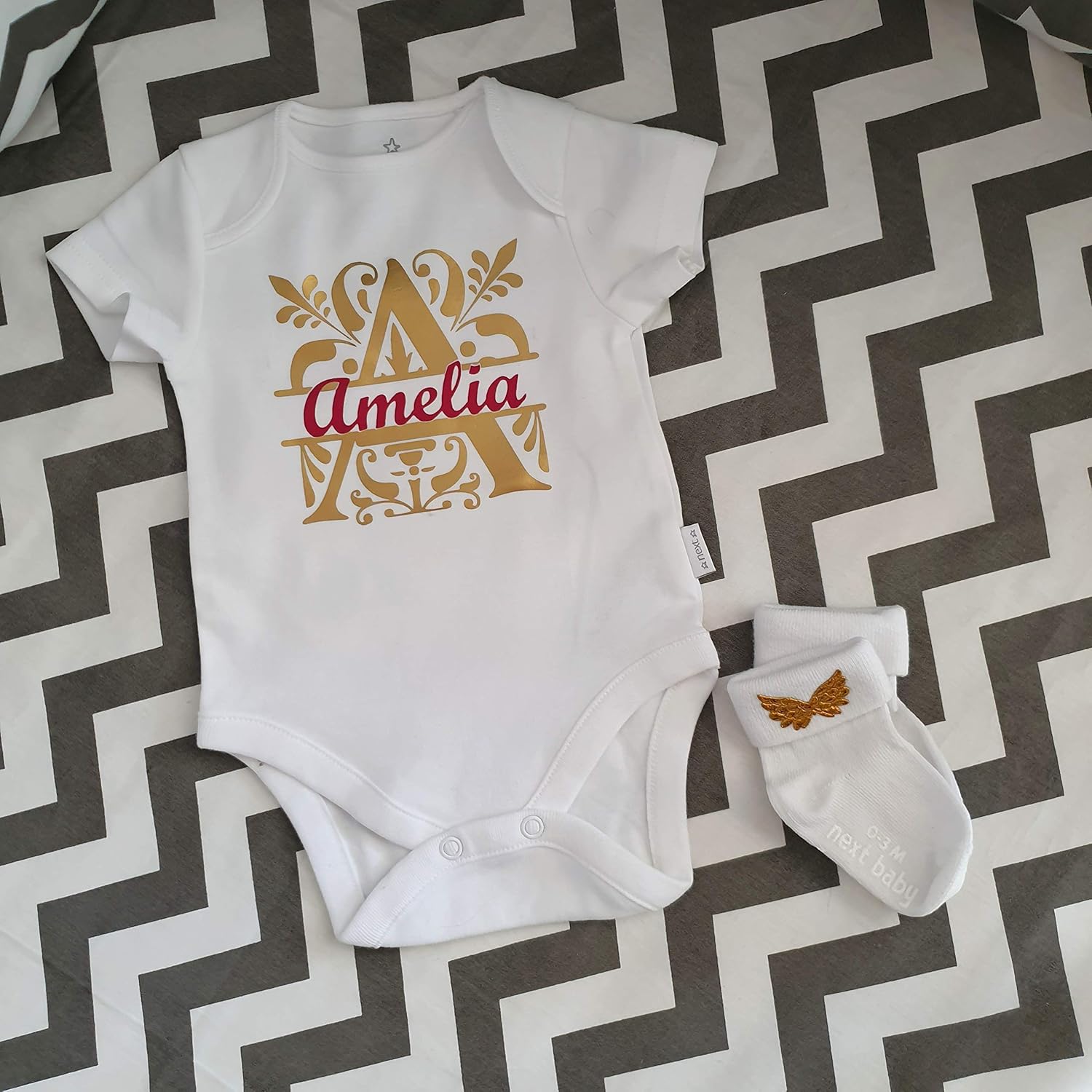 personalized baby socks
