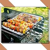 BURNTOP 30 Pack Disposable Aluminum Barbecue Trays 34 x 23 x 2.8 cm view 2