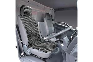 KENNISI Natural Beaded seat Covers for Cars Truck Cooling Car Seat Durable 18mm Beaded car seat Covers Pad Pressure Free to Make Driving from Sweating.