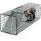 Humane Way Sentinel 24 Inch Live Animal Trap - No Assembly Required - Safe Small Traps for All Animals - Cat, Squirrel, Rabbit, Rodent - 24" L x 7.5" W x 7.5" H