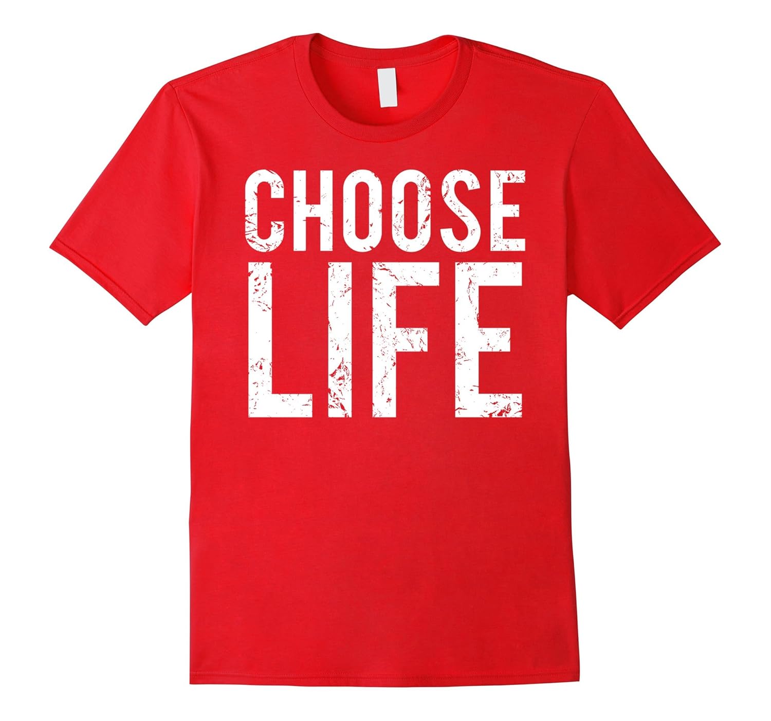 Choose Life T Shirt - Cool funny Retro 80s vintage gift tee-Rose