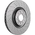 Brembo 09.C306.1X Xtra UV Coated Pillar Vented drilled Front Brake Rotor AUDI/CHRYSLER/CUPRA/SEAT/SKODA/SKODA (SVW)/VW/VW (FAW)/VW (SVW) OE# 1K0615301AD