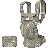 Ergobaby Omni Classic Baby Carrier Newborn to Toddler - Breathable Baby Carriers for Summer - All-Position Carrier with Lumba