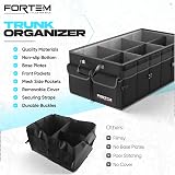 FORTEM Car Boot Organiser Collapsible SUV Storage 600D Oxford Non Slip view 7