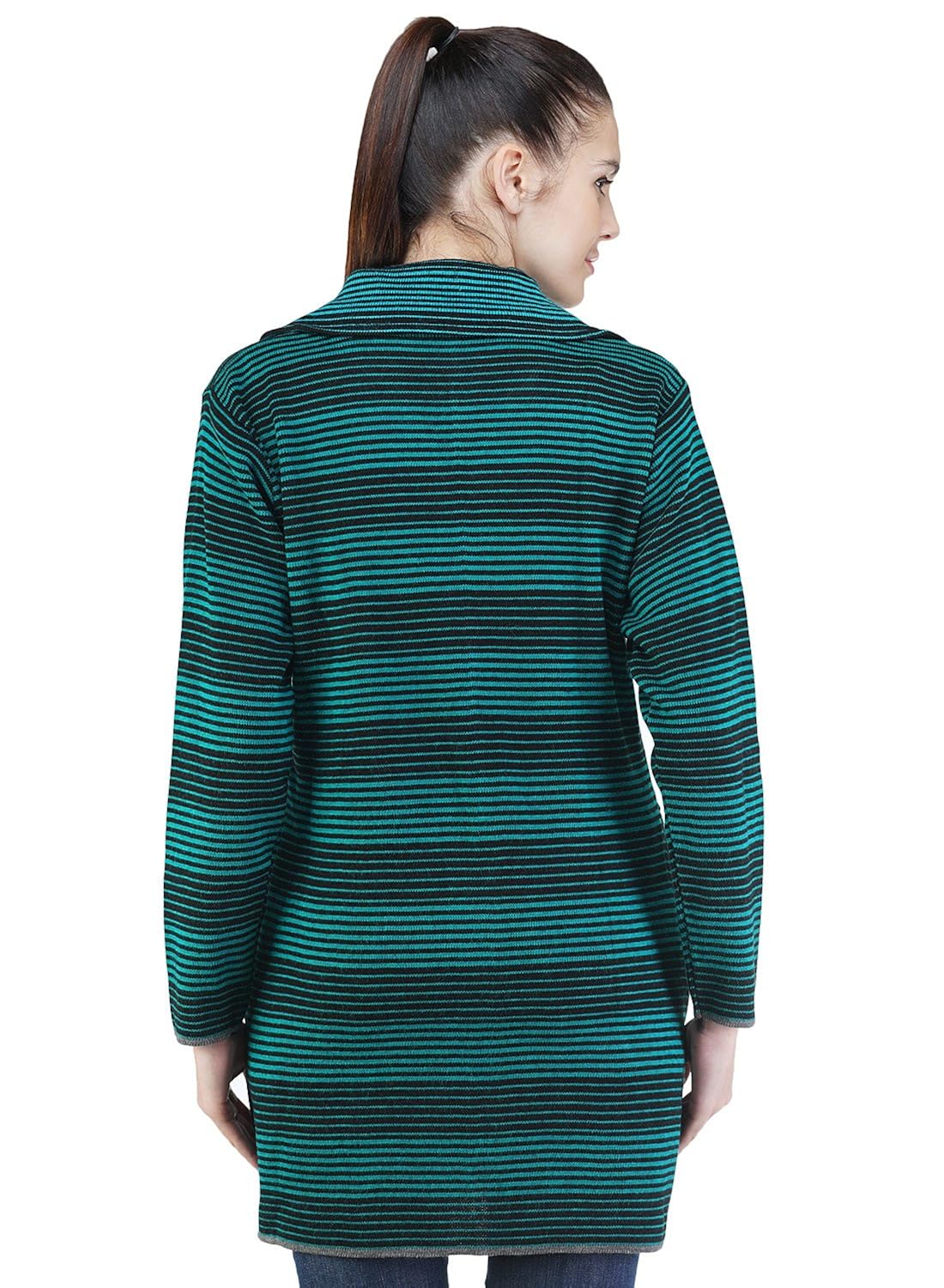 montrex green color stylish women cardigans