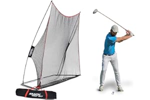 RUKKET SPORTS Rukket Haack Golf Net | Indoor/Outdoor Driving Practice | Swing Training Aids | 10x7, 7x7 Nets or Protection Sides
