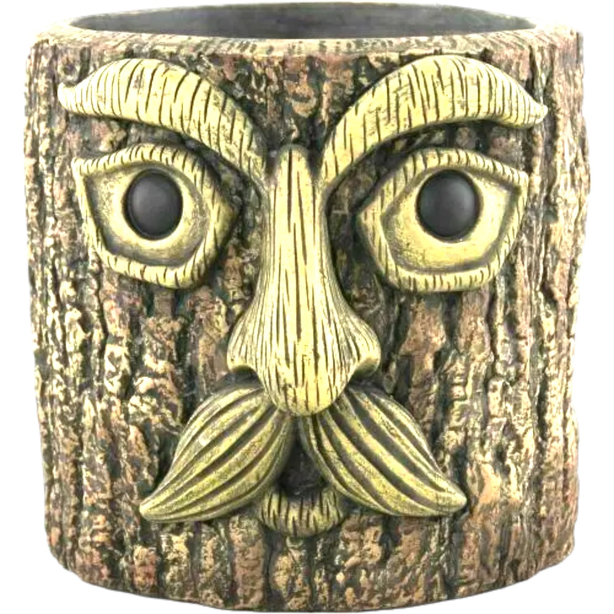 Divas World Cement Planter Face Flower Pot (Cement Planter Face) Garden Novelty Ornament Indoor Outdoor