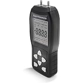 PerfectPrime AR1890 Professional Digital Air Pressure Meter &amp; Manometer to Measure Gauge &amp; Differential Pressure &plusmn;13.79kPa / &plusmn;2 psi / &plusmn;55.4 H2O