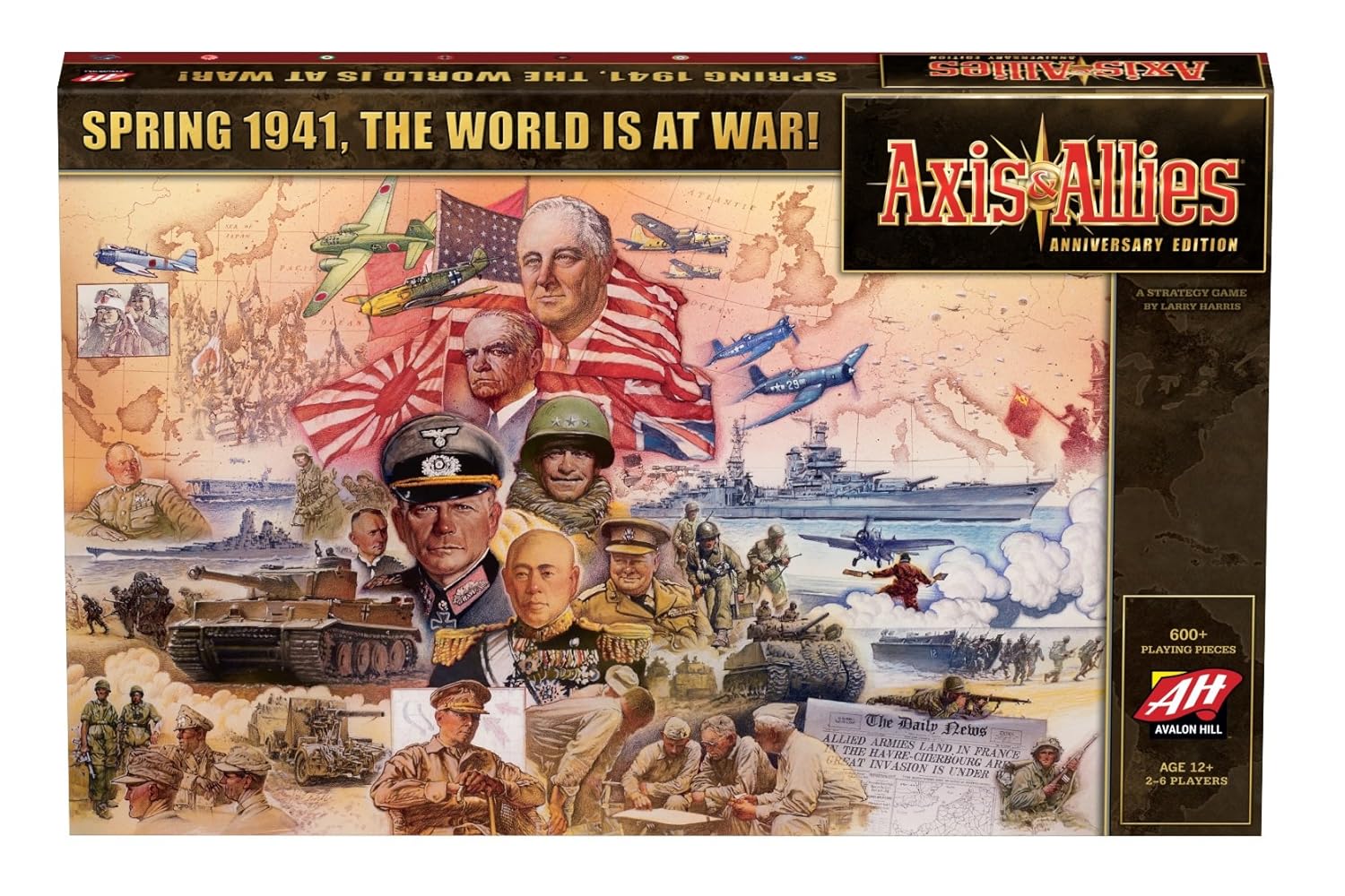 Avalon Hill HASC39720000 C39720000 Axis and Allies Anniversary Edition