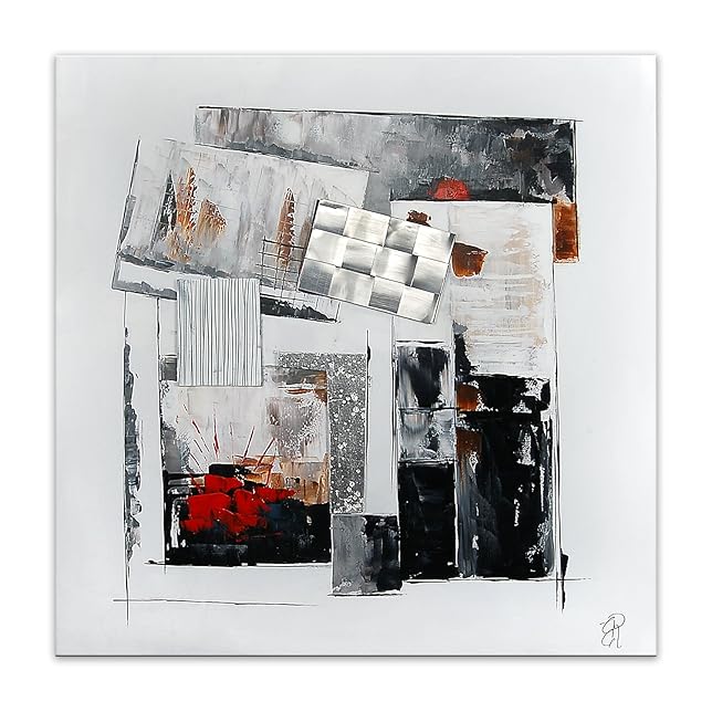 title=Arte dal Mondo AS378X1 Dipinti su Telaio Estetico, Astratto, Acrilico,