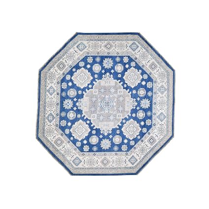 1800 Get A Teppich Vintage Look Kazak Reine Wolle Achteckig