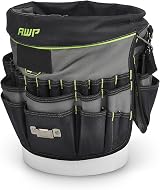 AWP 51-Pocket Bucket Tool Organizer Fits 5-Gallon Buckets Black view 1