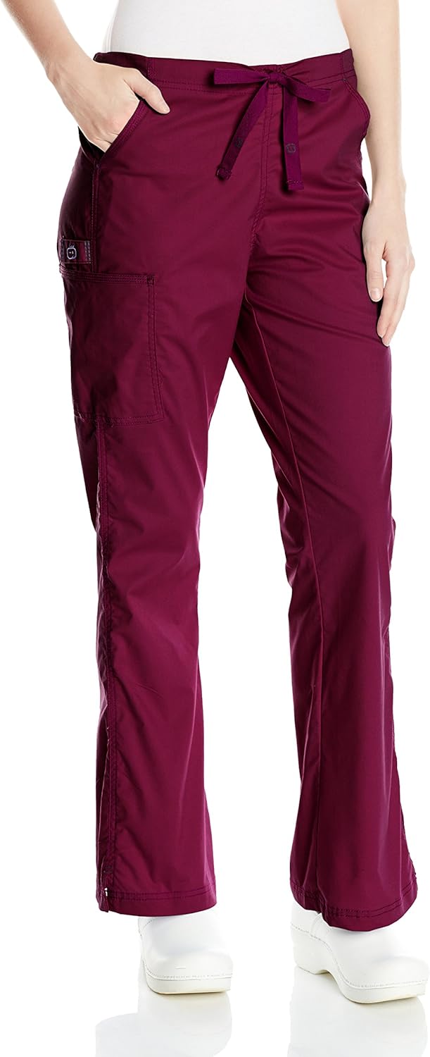 WonderWink Women's WonderFLEX Grace Flare Leg Cargo Pant: Clothing