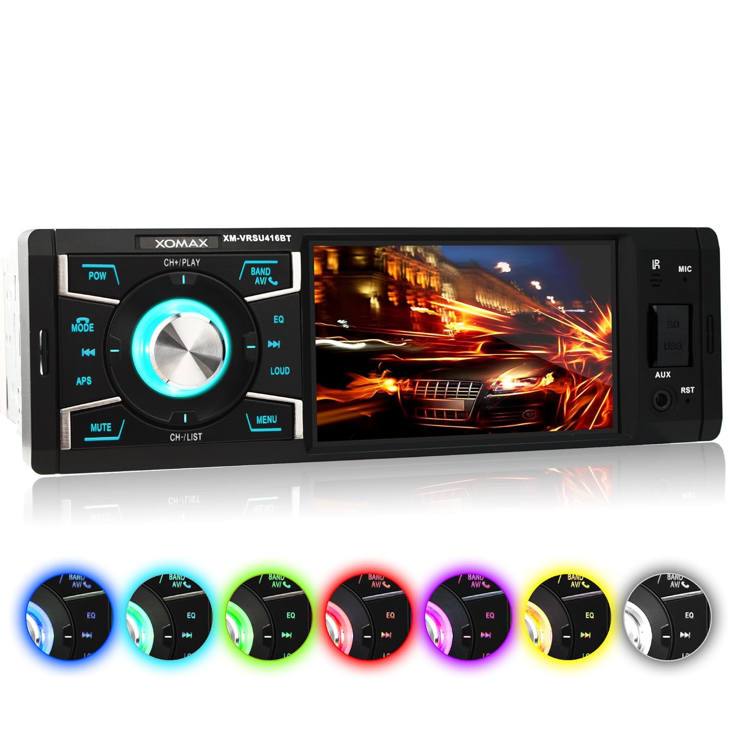 XOMAX XM VRSUBT radio para coche coche  cm pantalla de alta