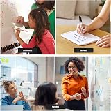 Smart Panda 8 Whiteboard Pens Dual Tip Broad Fine Dry Wipe Markers view 5