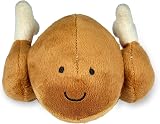 Petface Foodie Faces Roast Chicken Plush Dog Toy with Squeaker view 2