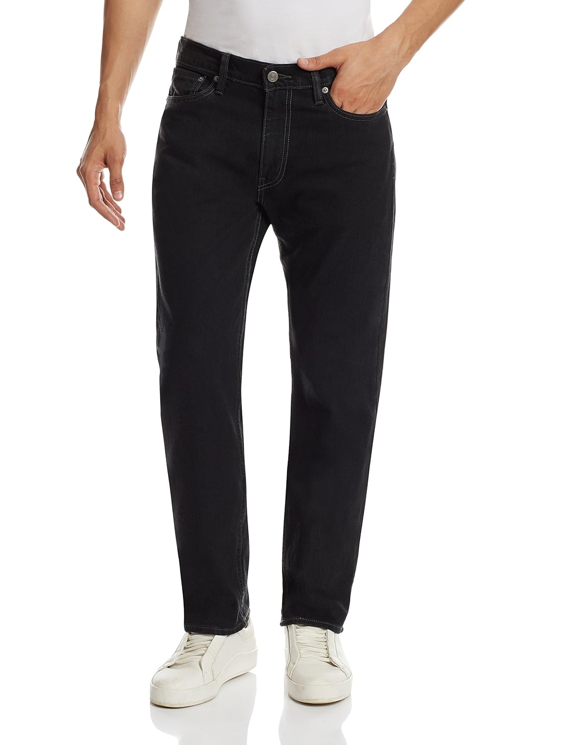 Buy Levi's Men's (513) Slim Straight Fit Jeans (268840005_Black_40) at