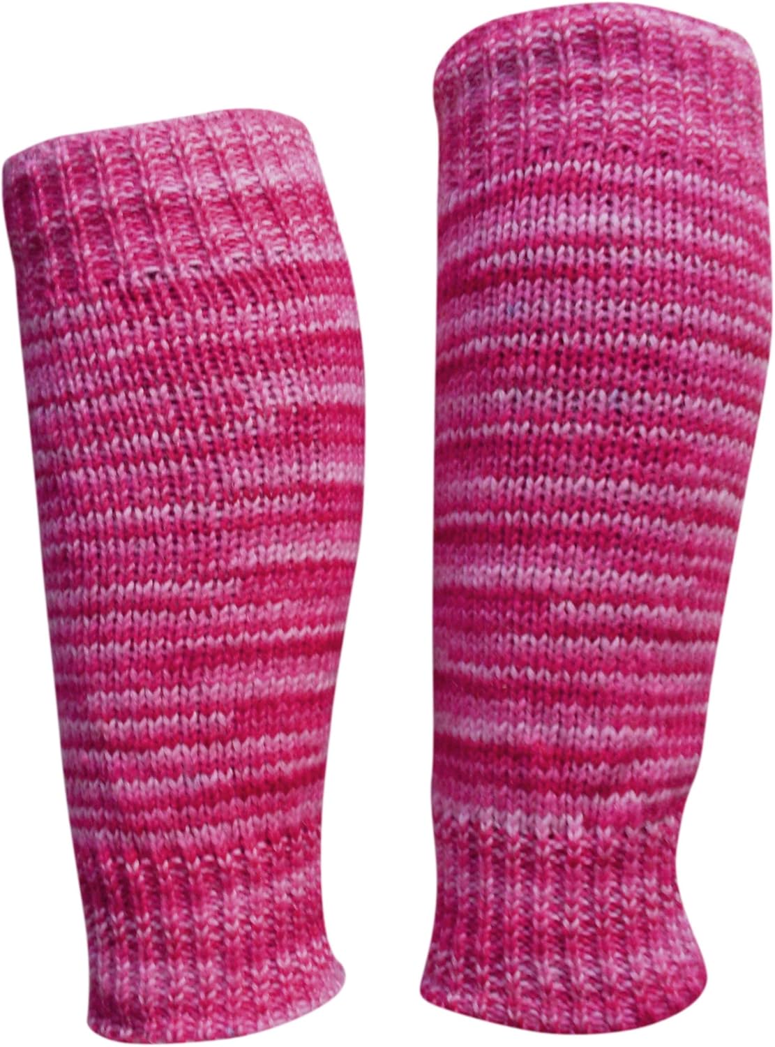 FAIR TRADE WOOL & FLEECE LINING BOHO SLOUCH HAND KNITTED LEG WARMERS