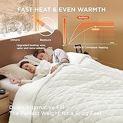 Bedsure Electric Blanket King Size - Dual Control