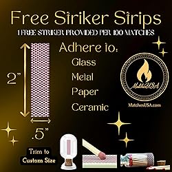 Extra Long 100 Color Safety Matches Bundle