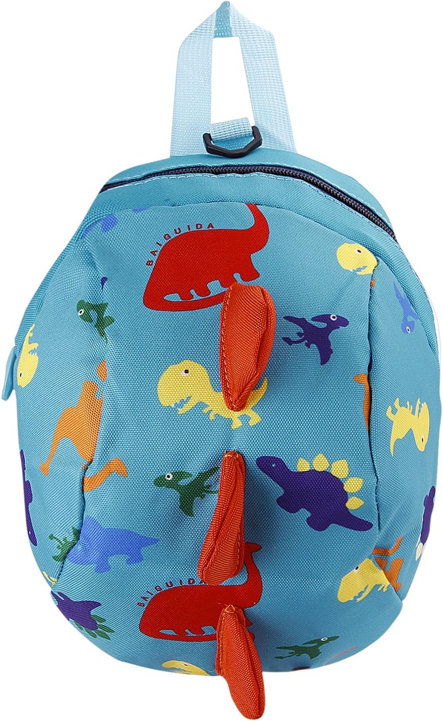 Moonlove Kids Toddlers Cute Dinosaur Walking Safety Harness Backpack Baby Walker's Bag With Safety Reins Belts Travel Bag Cartoon Nursery School Backpack for Boys Girls - Image 3