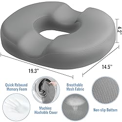 CloudBliss Donut Pillow Seat Cushion Chair Pad for
