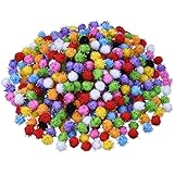 Lot De 500 Pompons Colorés Pour Bricolage Et Loisirs Créatifs - Diamètre 1.2 Cm - Idéal Enfants, Décorations, Projets DIY