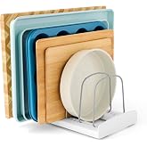 YouCopia StoreMore Bakeware Rack, Adjustable Dividers, Baking Pan Organizer