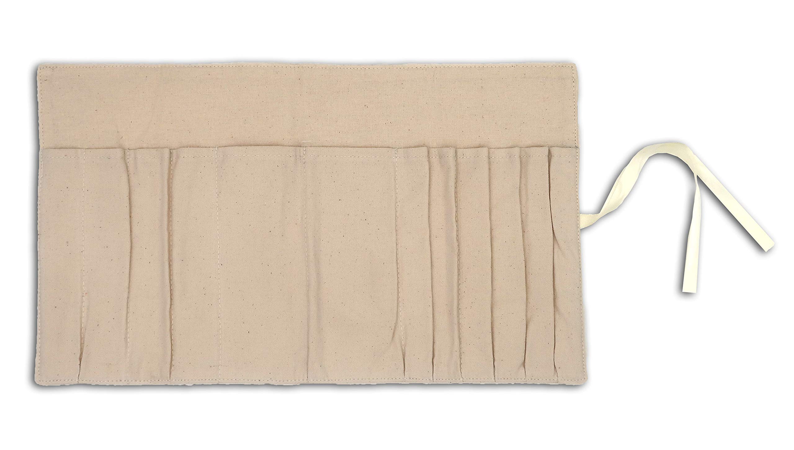 Mlle Toga Make-Up Pencil Case Fabric Beige 39 x 22 cm