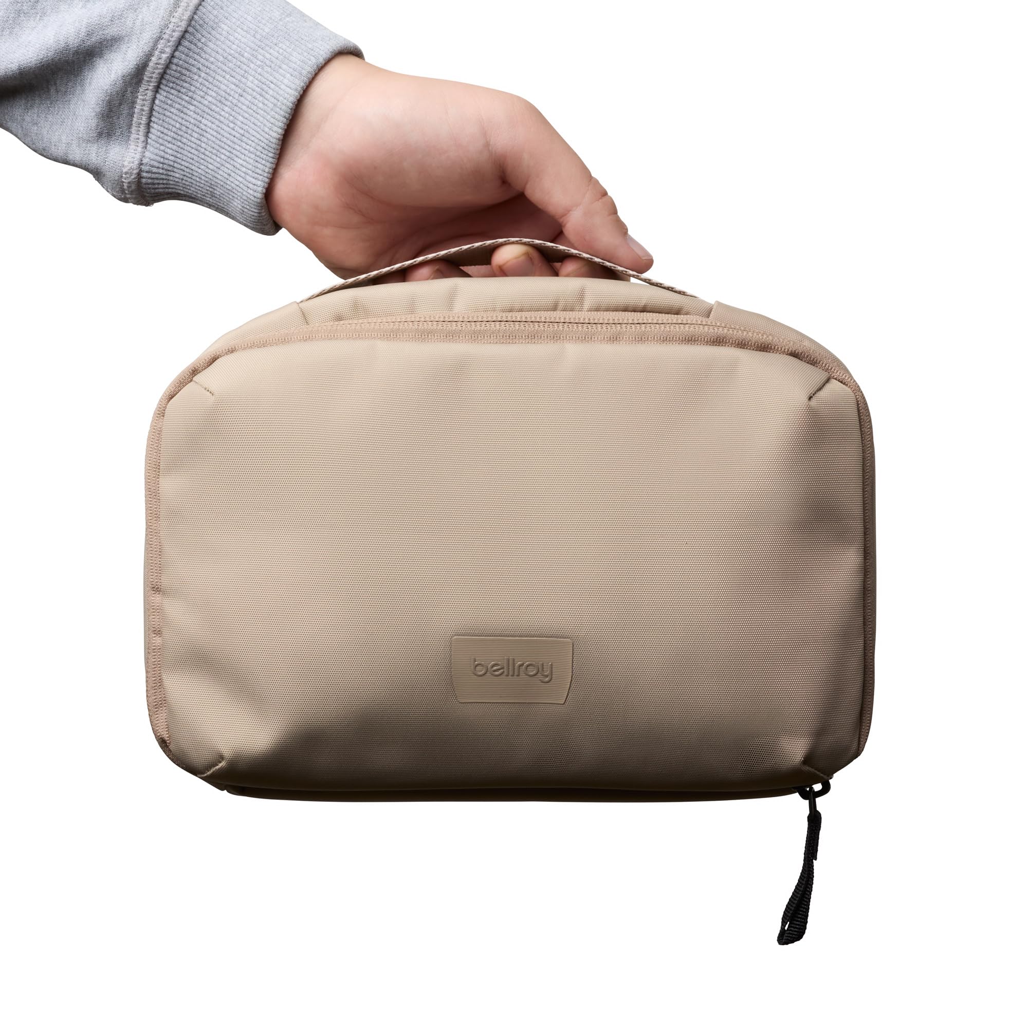 Bellroy Hanging Toiletry Kit (hanging 3 liter toiletry bag for men and women, and designed for travel) - Stone