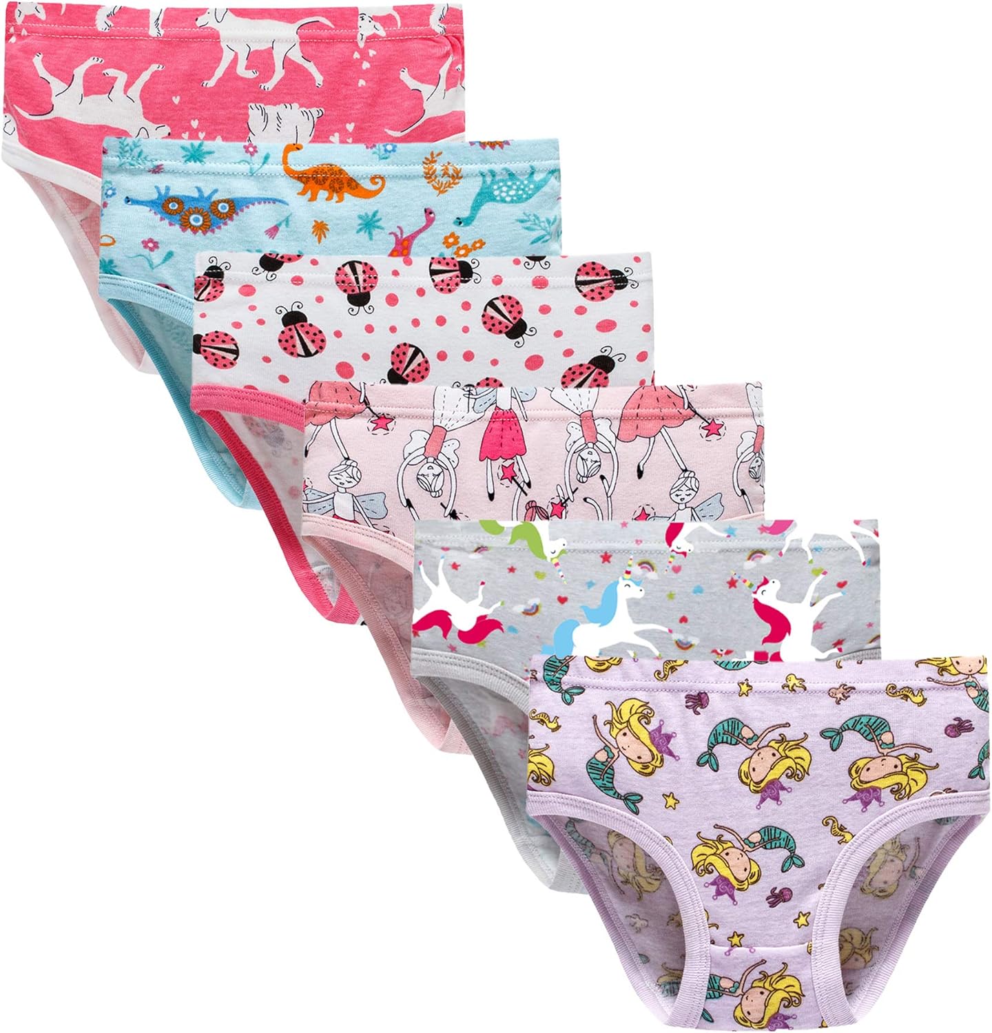 Baby Soft Cotton Underwear Unicorn Girls Briefs Toddler Panties Undies
