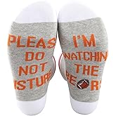 TSOTMO 2 Pairs Football Socks Football Club Gift Please Do Not Disturb I’m Watching The B Socks Gift
