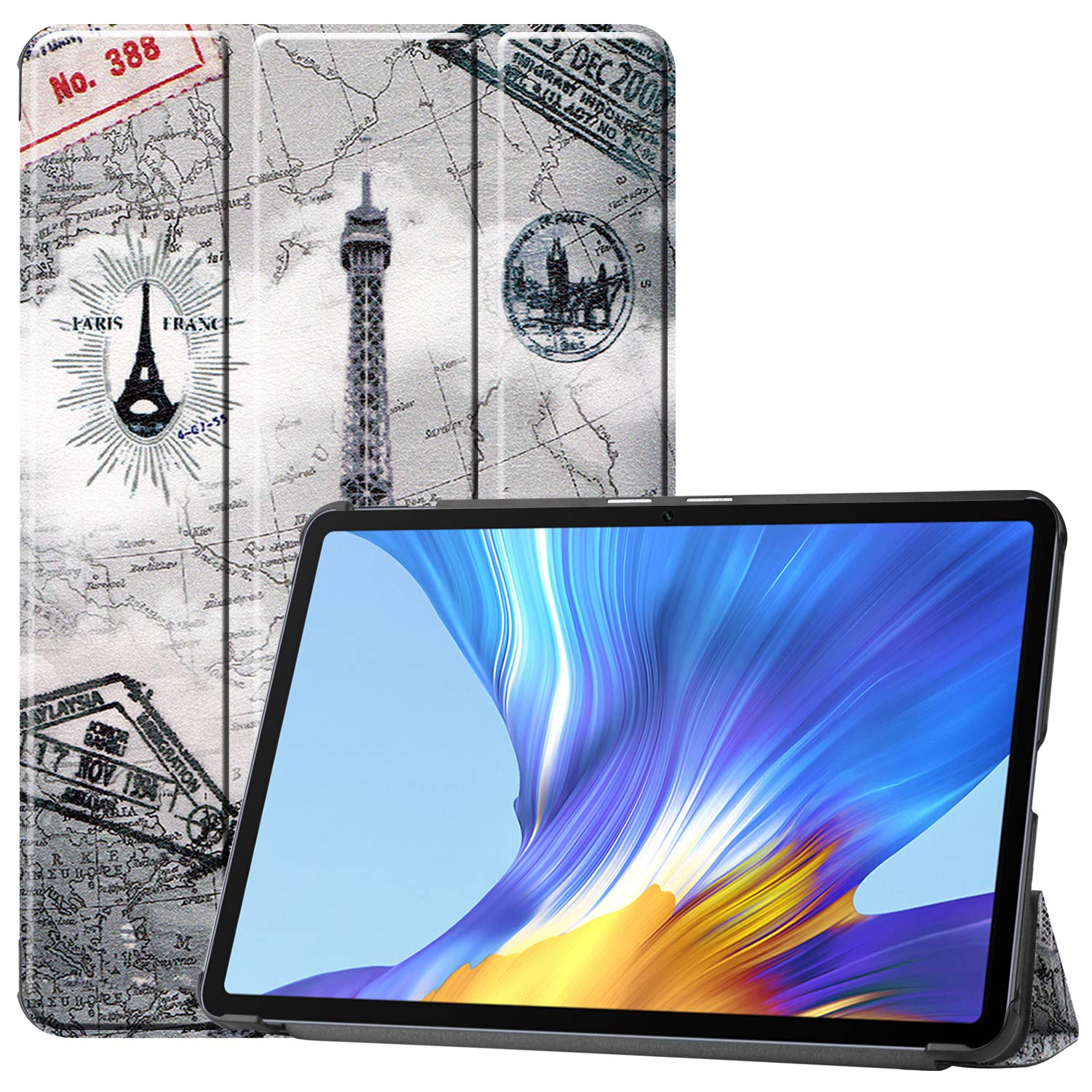 Lobwerk Cover for Huawei Honor V6 10.4 inch tablet case, slim with stand function and auto sleep/wake function.
