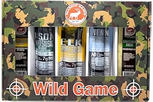 PEARSON RANCH SINCE 1959 PEARSON RANCH Exotic Meat Summer Sausage Gift Box, Charcuterie Meat Includes 3 Summer Sausages (Elk, Venison, & Bison) and 2 Wisconsin Cheese And Sausage Gift