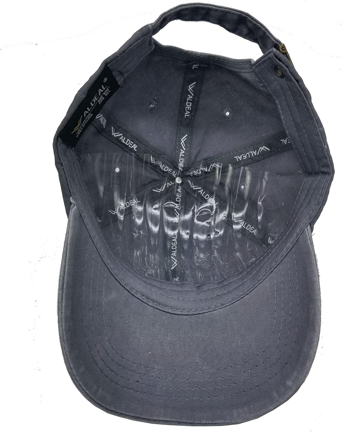 Waldeal Cute Boys' Excavator Baseball Caps Embroidered Washed Dad Hat Kids Ballcap Gray: Clothing