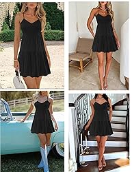 Nova In Sky Women's Summer Dresses V Neck Spaghetti