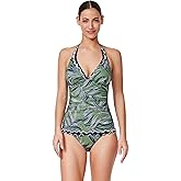 Profile by Gottex Womens Palmita Halter Tankini Top