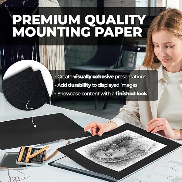 DUNWELL 12X18 ART PORTFOLIO BINDER WITH BLACK MOUNTING PAPER (RUBY), LARGE PORTFOLIO FOLDER FOR ARTWORK STORAGE, 24 SLEEVES DISPLAY 48 PAGES, ACID-FREE POLY 12 X 18 PRESENTATION BOOK