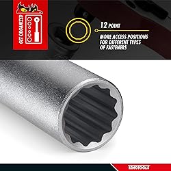Teng Tools 32MM 1/2 Inch Drive 12 Point Metric Deep