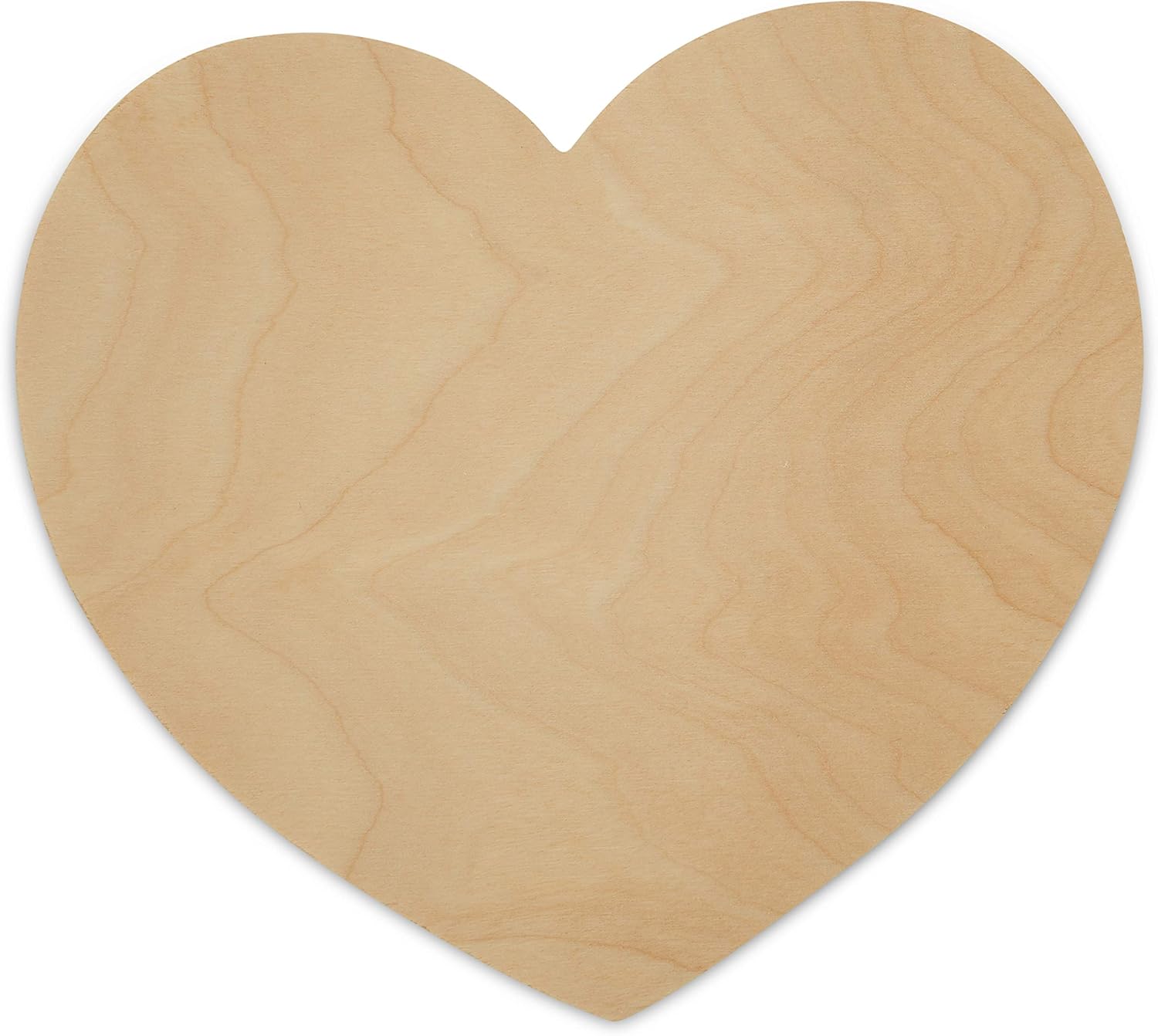Unfinished Wooden Hearts Shapes 8.5 x 8 x 1/8 Inch, Bag of