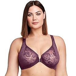 Glamorise Full Figure Plus Size Lacey T-Back
