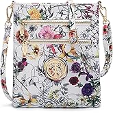 Dasein Women Small Crossbody Bag Lightweight Shoulder Purses Multi Zipper Pockets Phone Purse Handbag