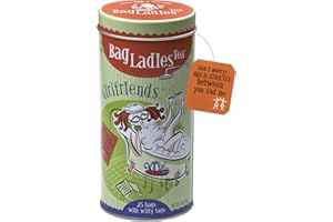Bag Ladies Tea Girlfriends Tea Tin, 25 teabags of English Breakfast tea