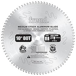 Freud LU77M010: 10" Medium Stock Aluminum Blade