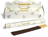 STAMFORD INC. Camomile Incense Sticks 6 Packs 20 Sticks Each Made in India