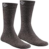 Columbia Cotton Crew - Arch/Ankle Support, Mesh Vent, 3 Pair, M10-13