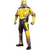Disguise Men's Bumblebee Movie Classic Muscle Adult Costume