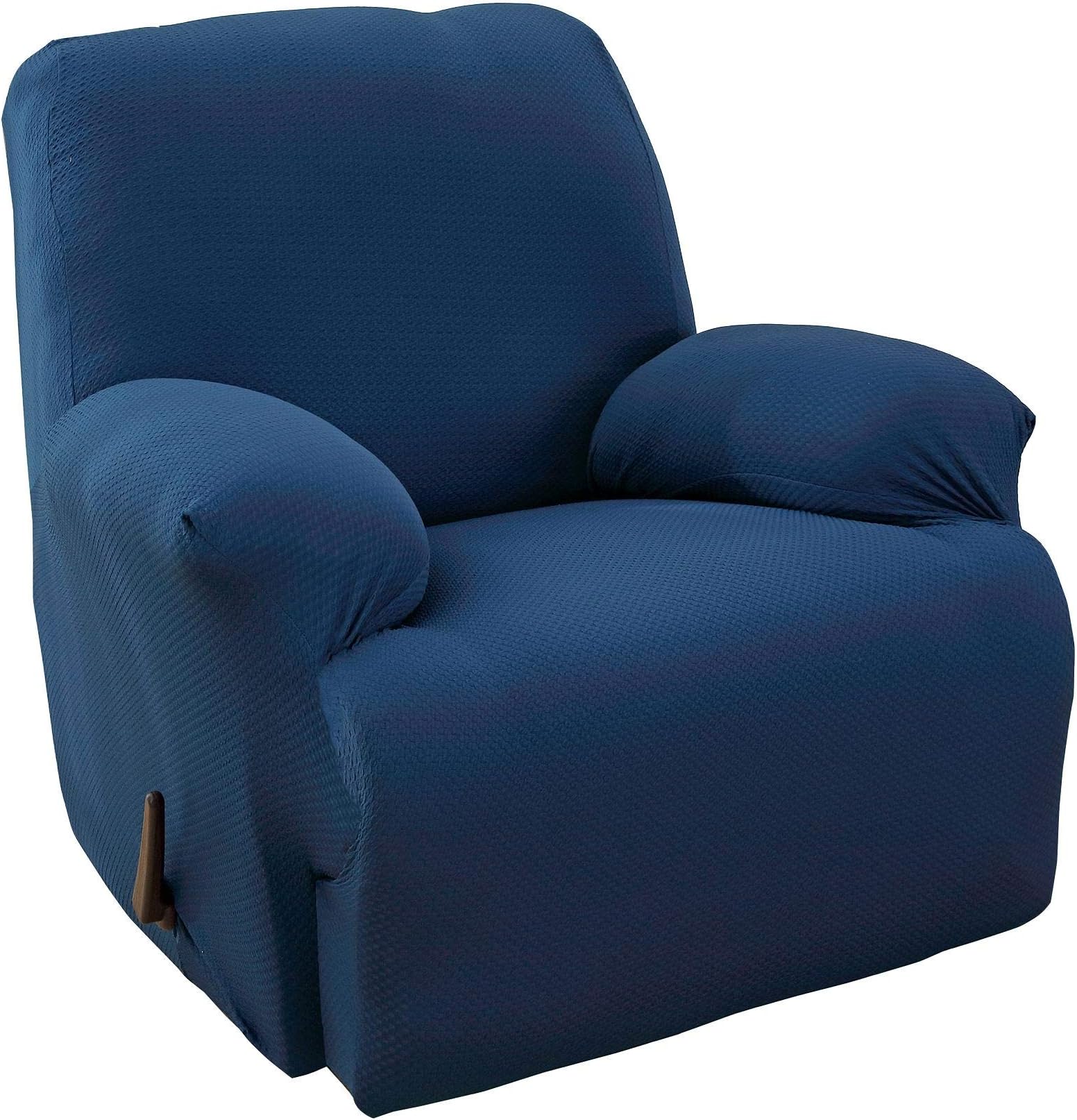MarCielo Stretch Recliner Slipcover, 1-Piece Couch Cover, Sofa Cover, Furniture Chair Slipcover (Blue)