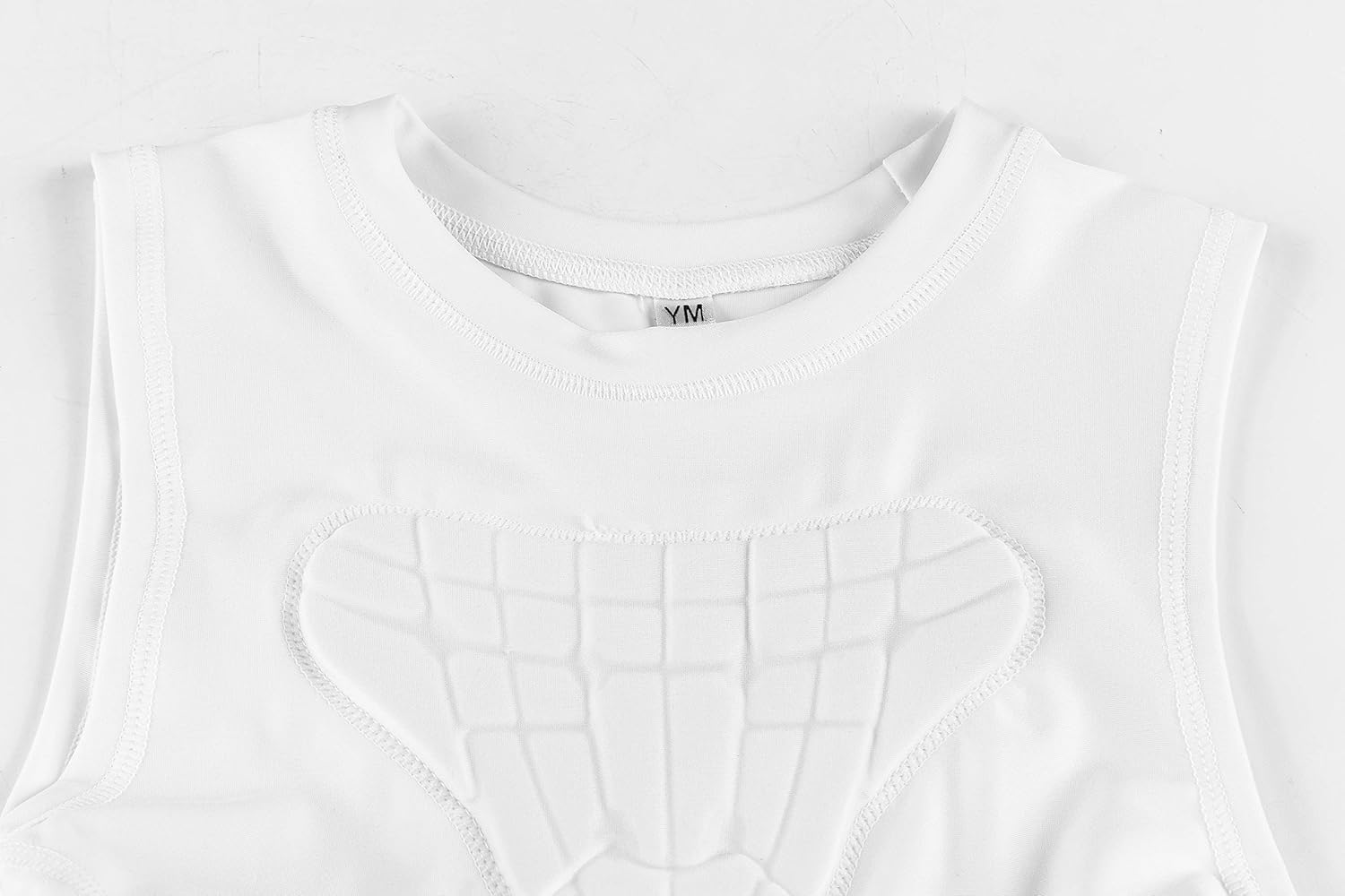 TUOYR Youth Padded Compression Shirt Vest Rib Chest Protector Football Baseball: Clothing